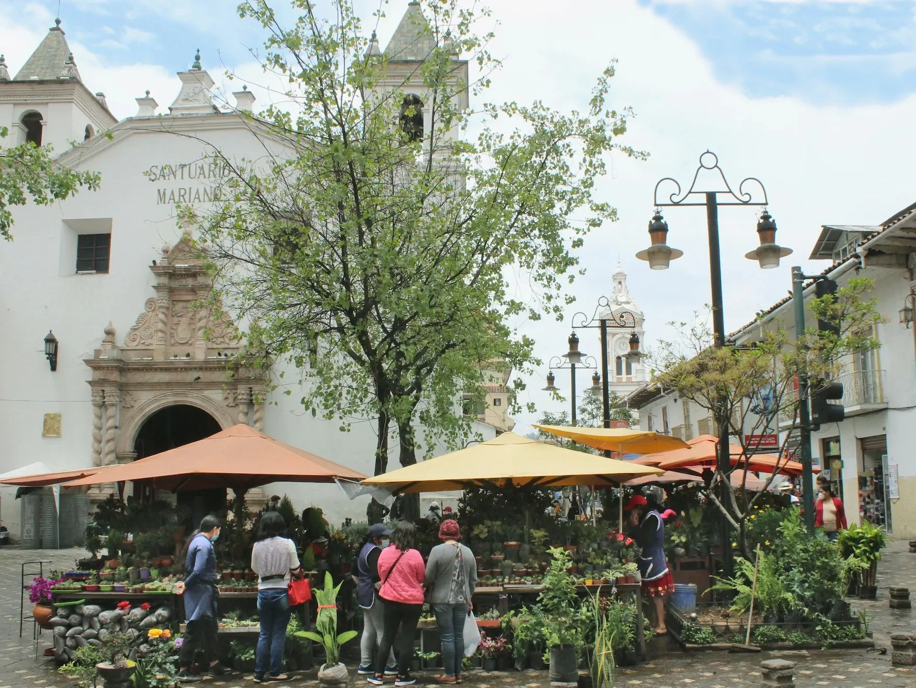 Street market in Ecuador