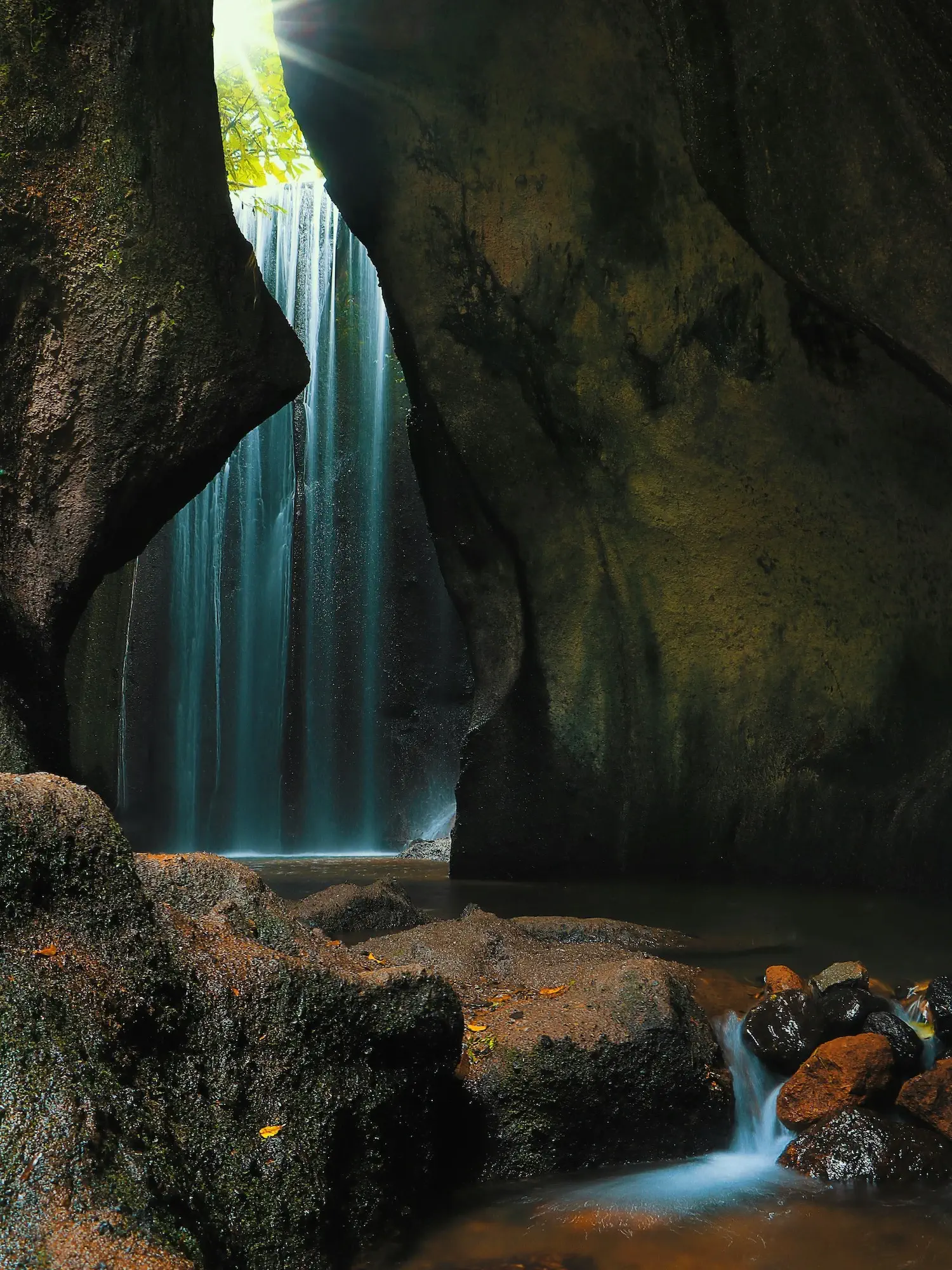 Hidden waterfall