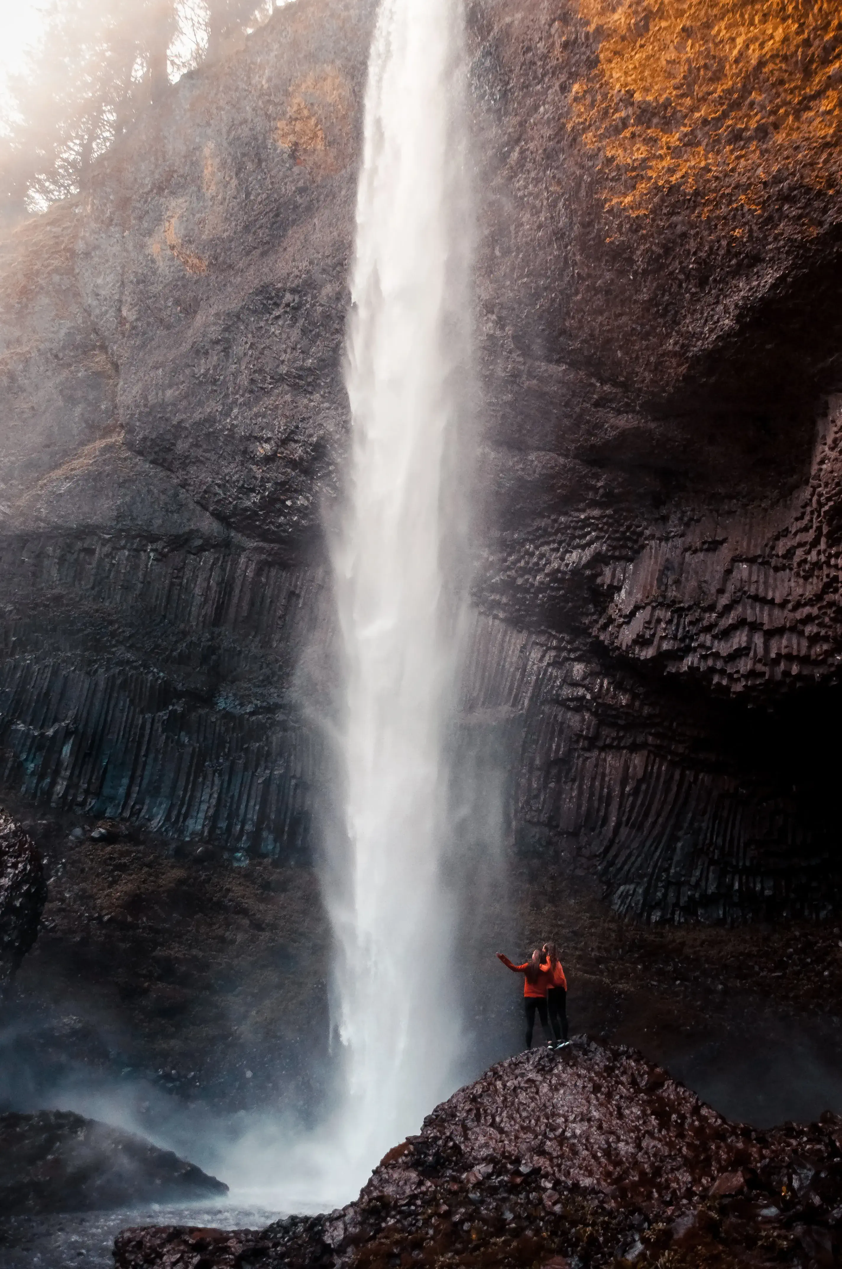 picturesque waterfall